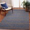The Rug Department Liora Manne Avena Diamond Stripe Indoor Outdoor Area Rug Denim
